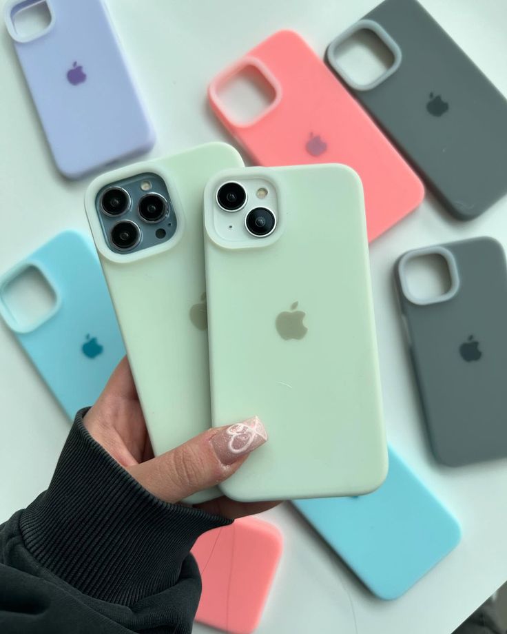 Clear Candy Color Neon Silicone Case For iPhone