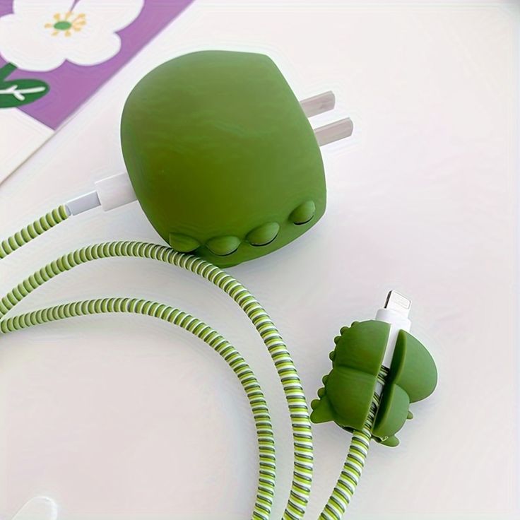 Cute Cartoon Series Fast Charger Protector for iPhone(Cute Dinosaur)