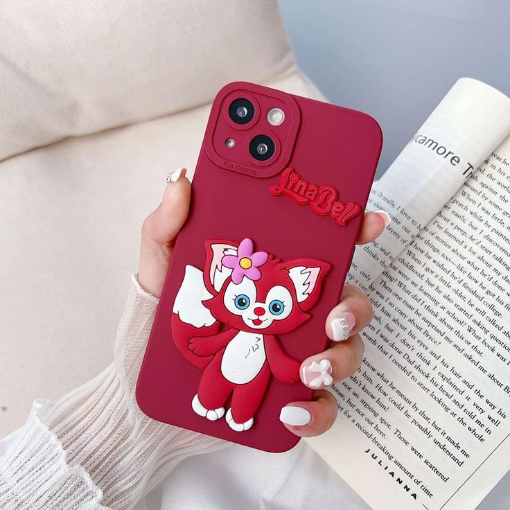 Cute Cartoon LinaBell Silicone Phone case for iPhone