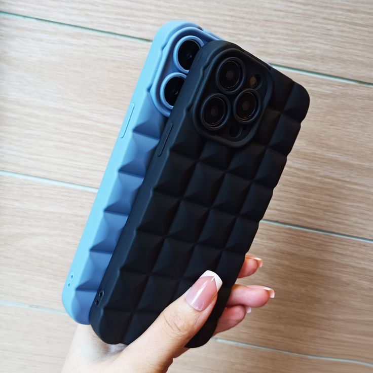 Soft Puffer & Camera Protection Silicone Phone Case For iPhone