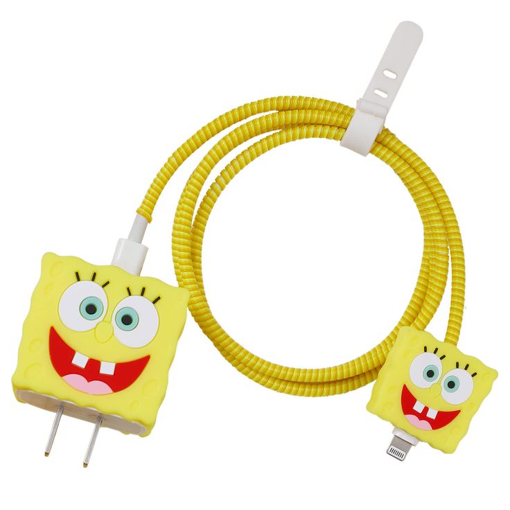 Cute Cartoon Series Fast Charger Protector for iPhone (Cat Care)