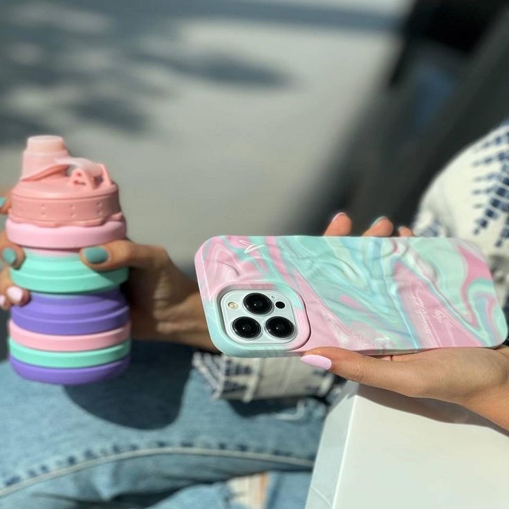 Multi Color Wavy Texture For iPhone Case