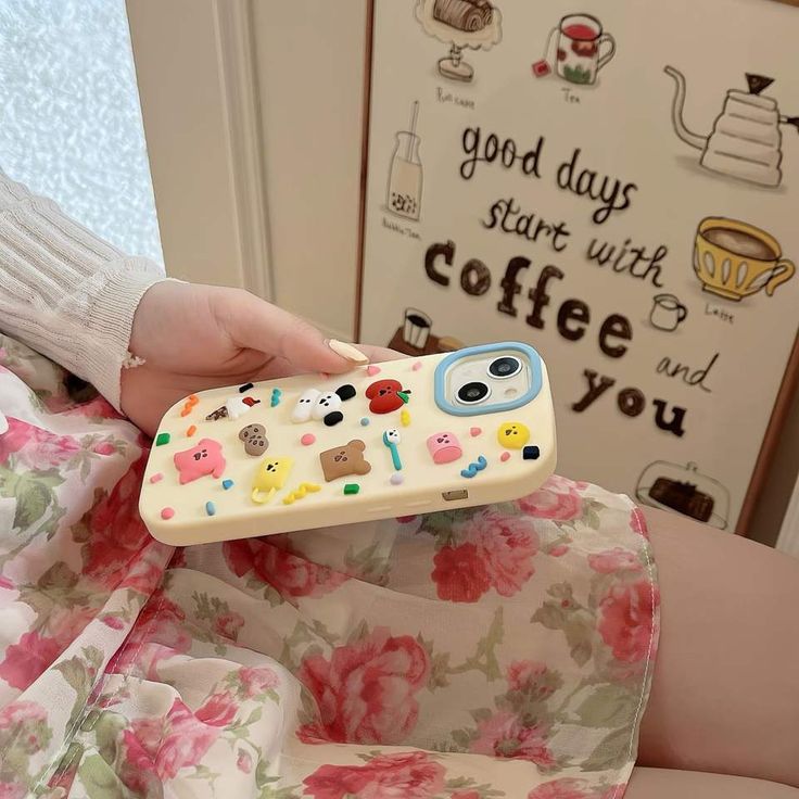 Cute Kawaii Mini Stickers Silicone Phone Case