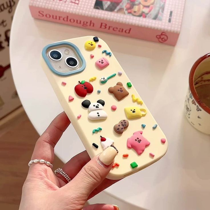 Cute Kawaii Mini Stickers Silicone Phone Case