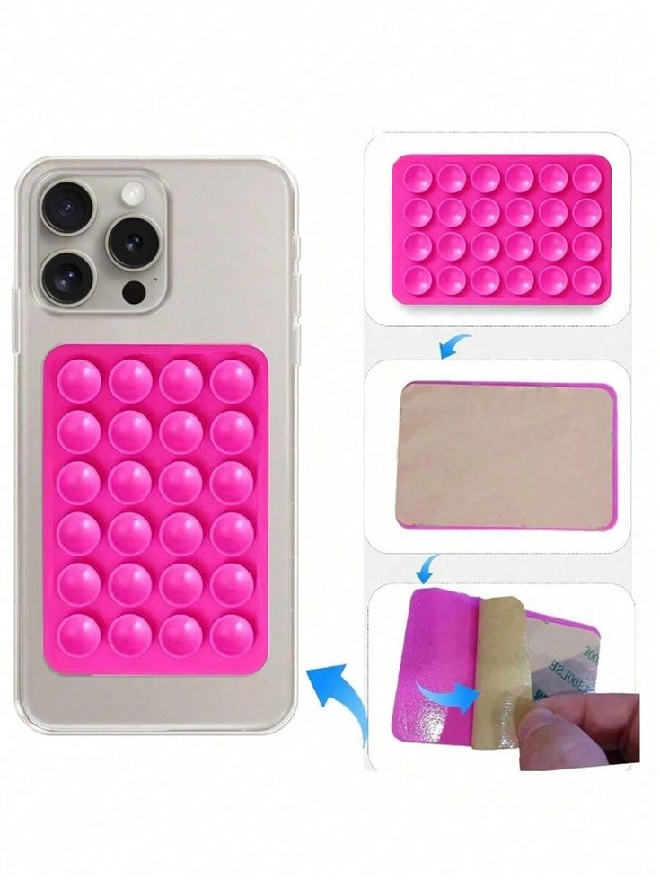 Sticky Grippy Suction Phone Case Mount Silicone For Phone