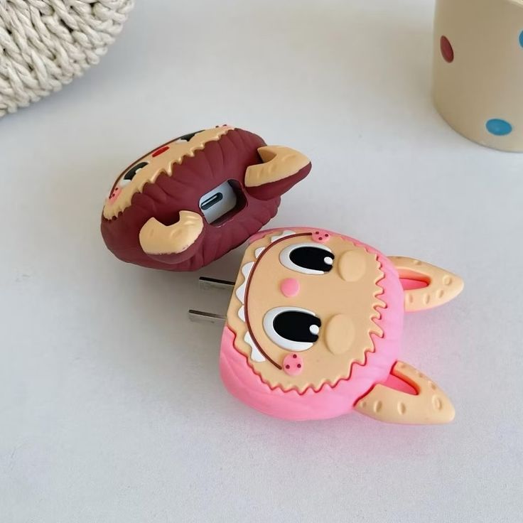 Cute Cartoon Series Fast Charger Protector for iPhone (Cute LABUBU)