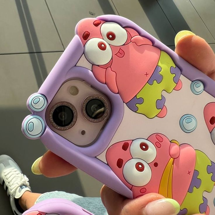 Patrick Star Cartoon Silicone Phone Case for iPhone