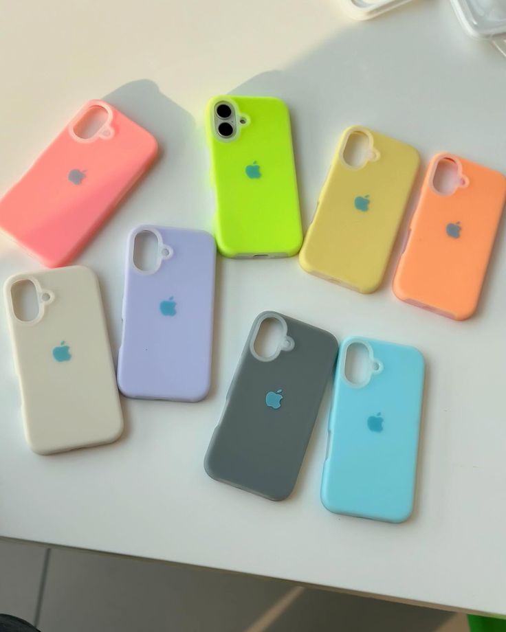 Clear Candy Color Neon Silicone Case For iPhone