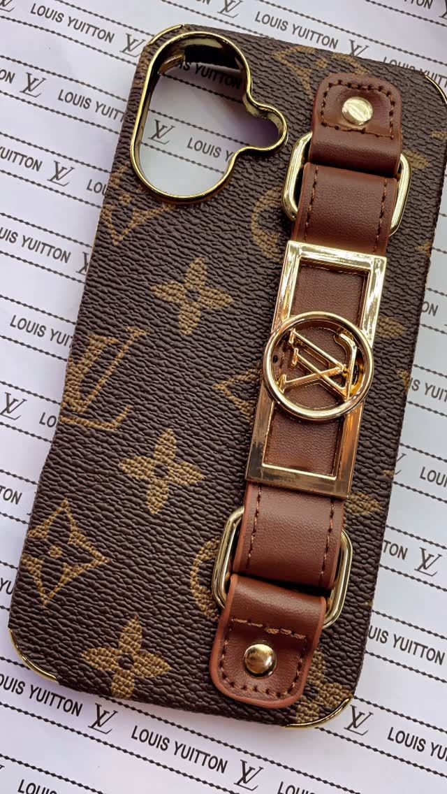 Louis Vuitton Wrist Premium Leather Belt For iPhone Case
