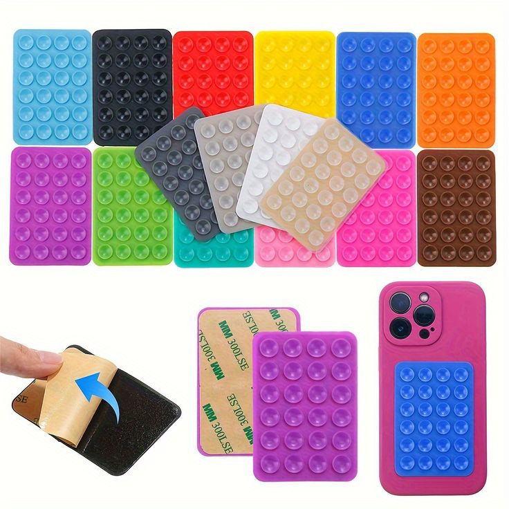 Sticky Grippy Suction Phone Case Mount Silicone For Phone