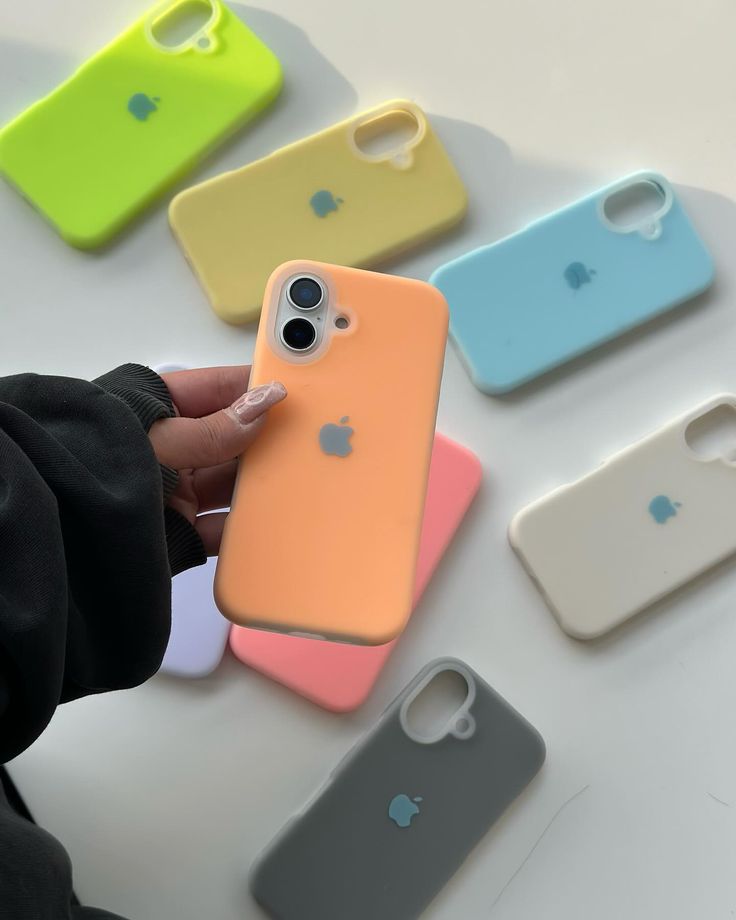 Clear Candy Color Neon Silicone Case For iPhone