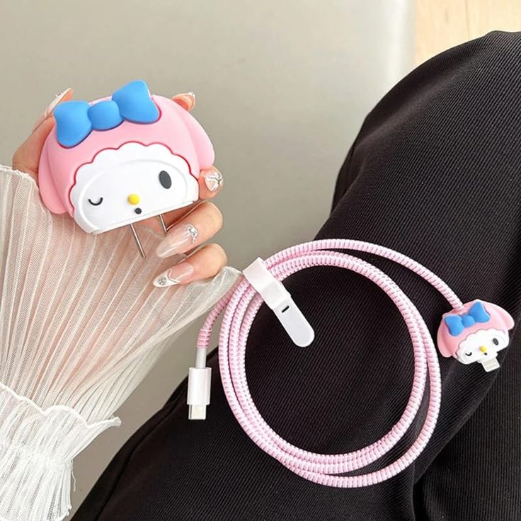 Cute Cartoon Series Fast Charger Protector for iPhone ( My Melody Kawaii)