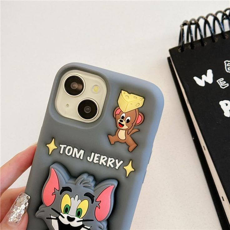 Tom & Jerry Silicone With Pop Stand Phone Case