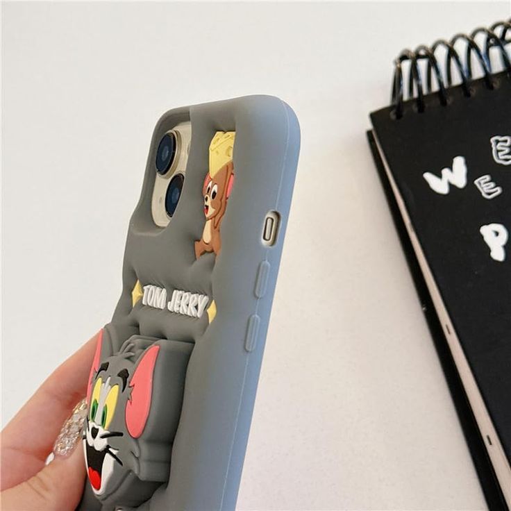 Tom & Jerry Silicone With Pop Stand Phone Case