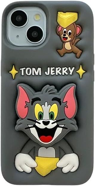 Tom & Jerry Silicone With Pop Stand Phone Case