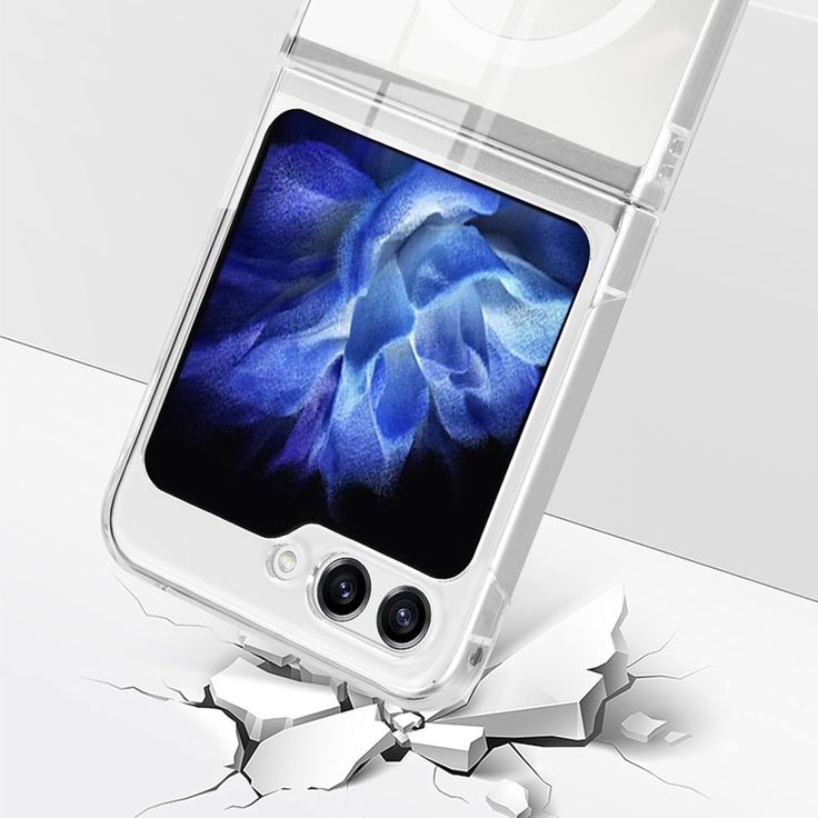 Clear Transparent Magnetic MagSafe Flip & Fold Phone Case