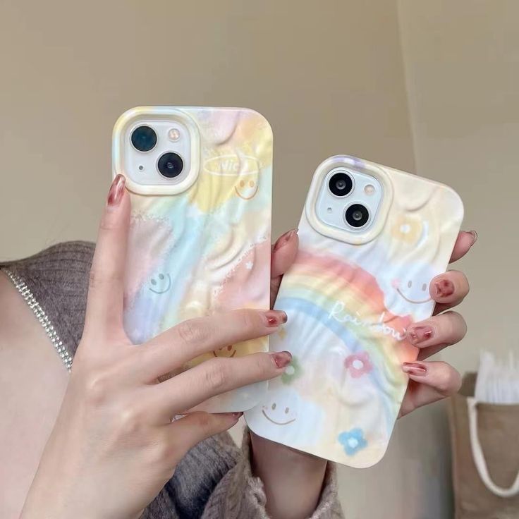 Multi Color Wavy Texture For iPhone Case