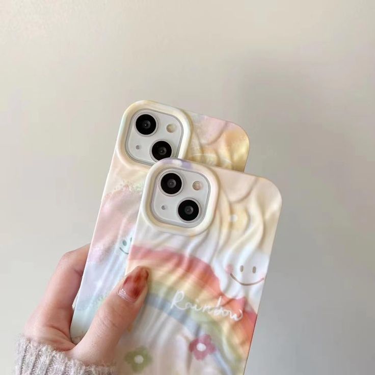 Multi Color Wavy Texture For iPhone Case