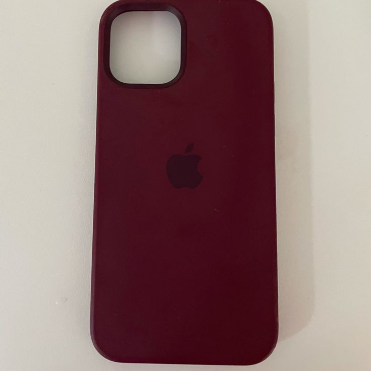 iPhone Original Liquid Silicone Phone Case (Wine)