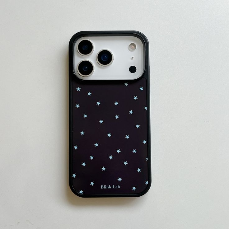 Elegant Midnight Star Silicone Phone Case