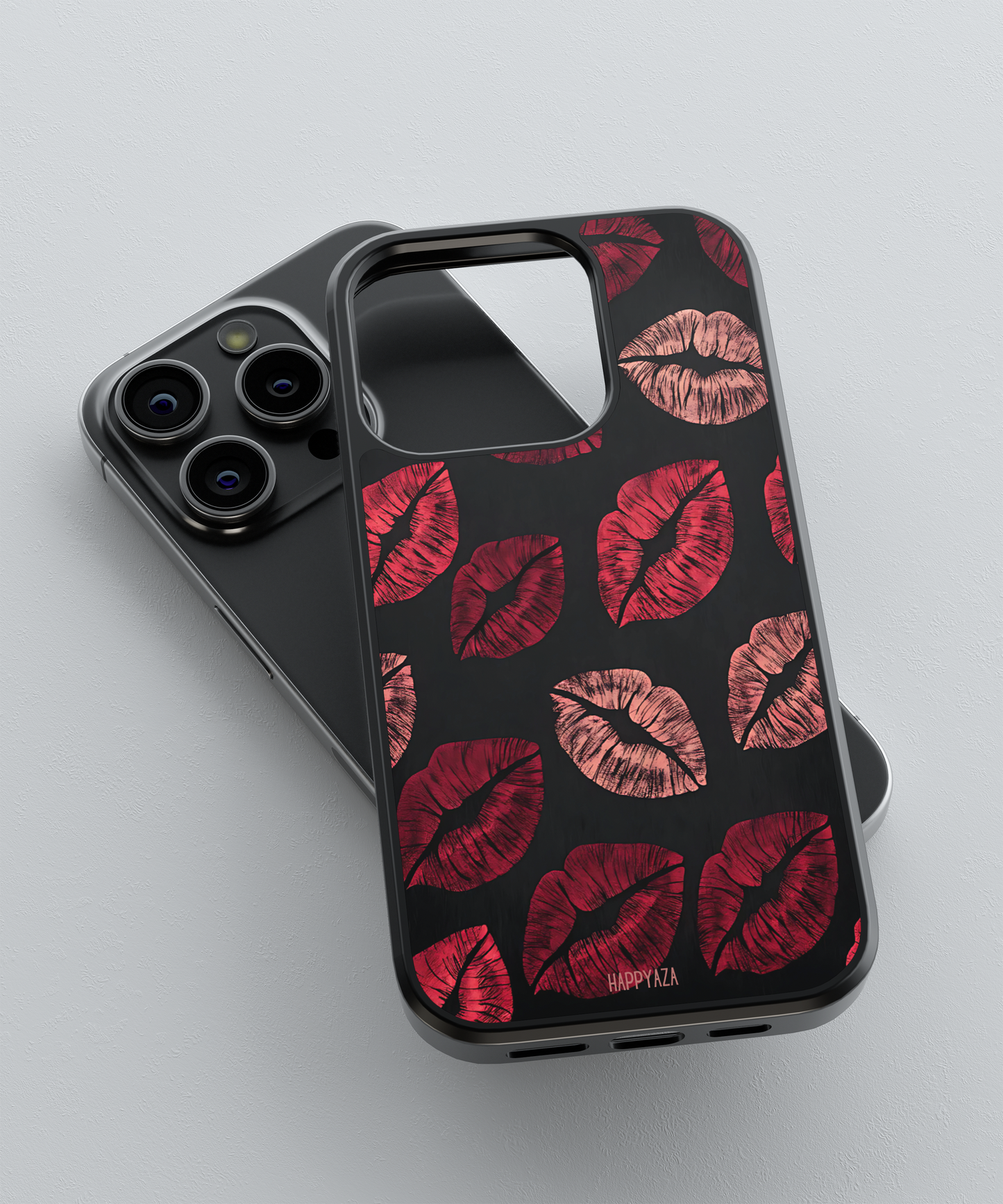 Bold Red Lipstick pattern Designer Phone Case