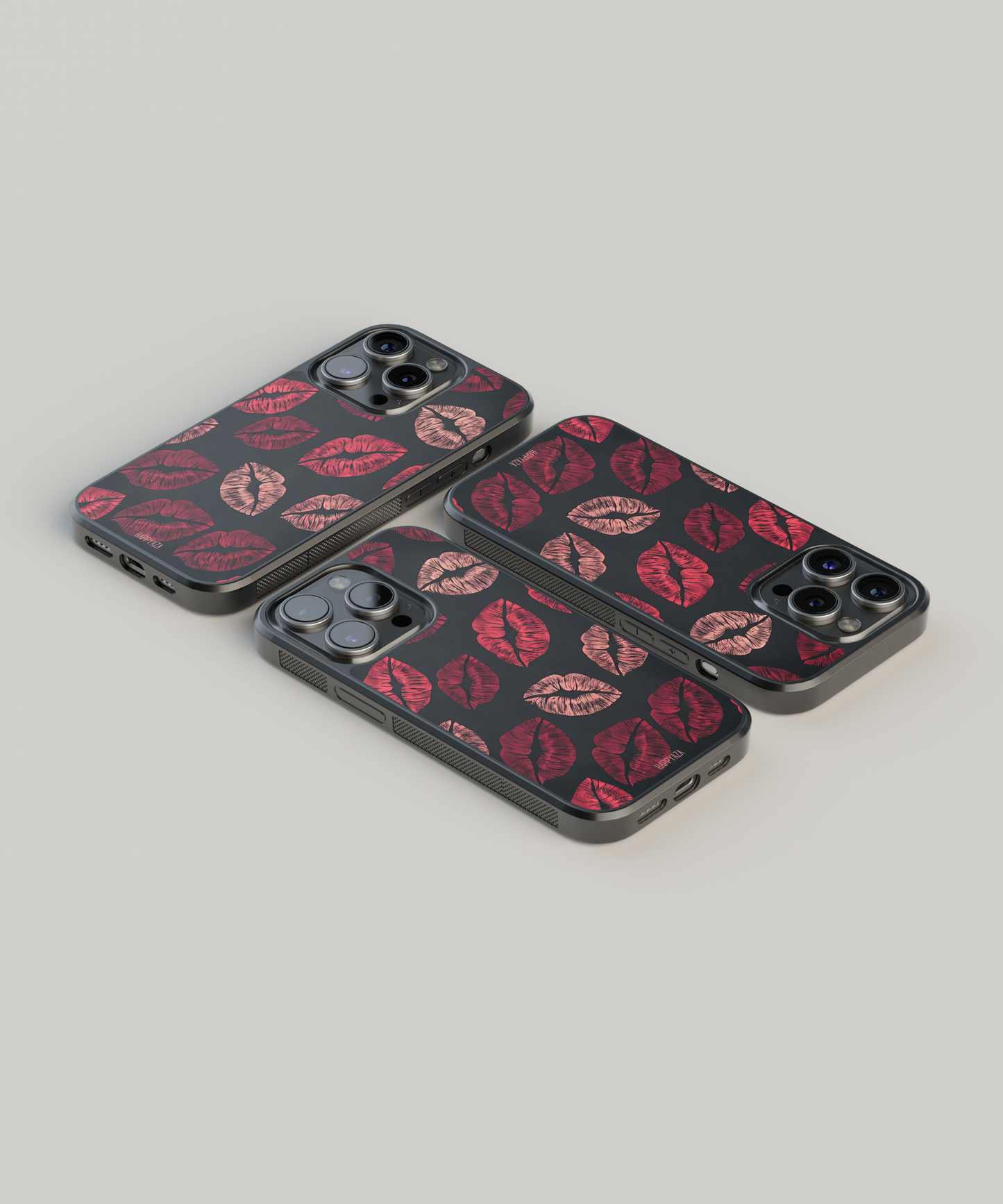 Bold Red Lipstick pattern Designer Phone Case