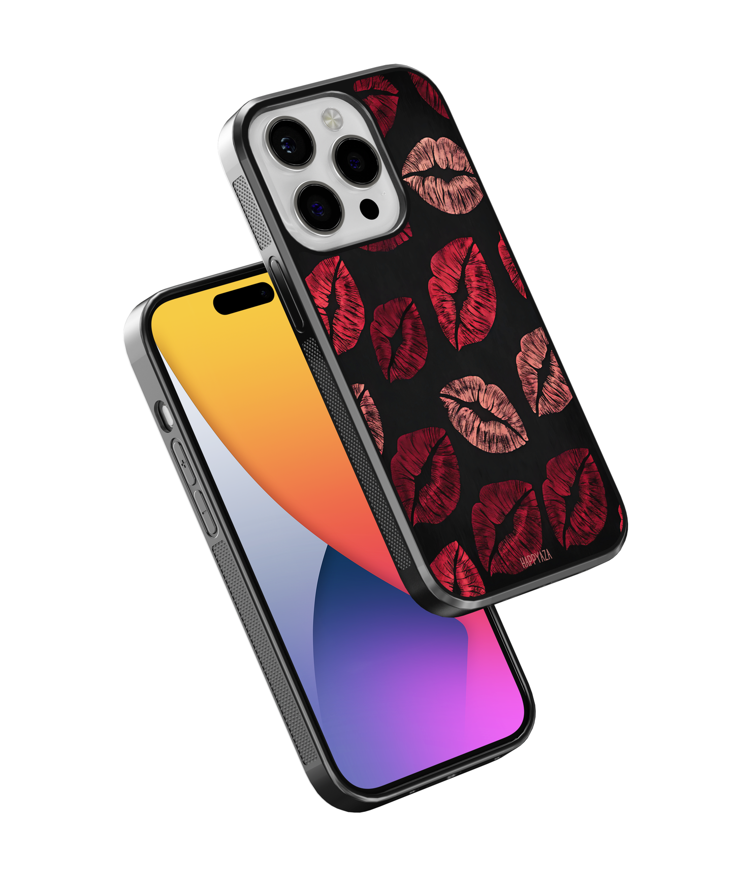Bold Red Lipstick pattern Designer Phone Case