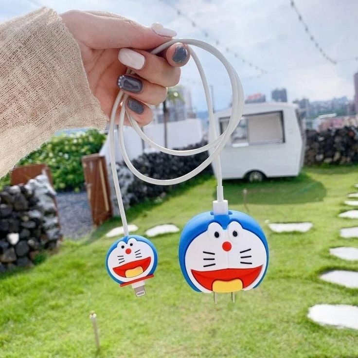 Cute Cartoon Series Fast Charger Protector for iPhone(Doremon)