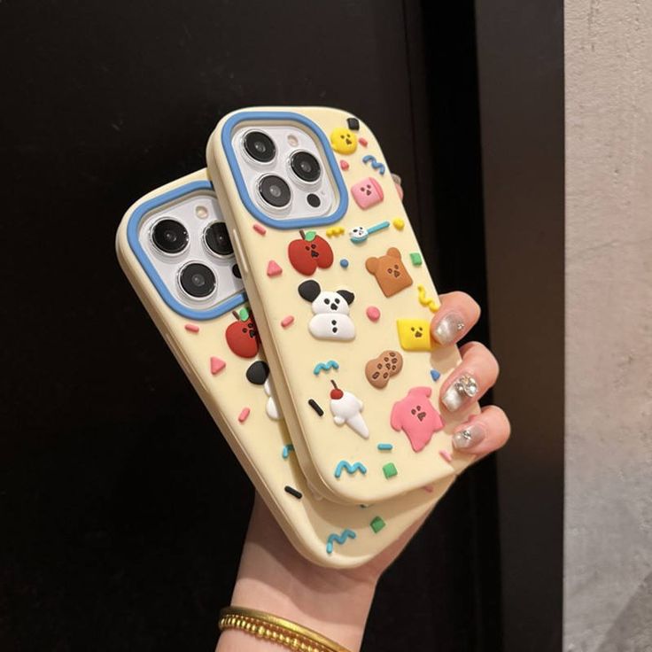 Cute Kawaii Mini Stickers Silicone Phone Case