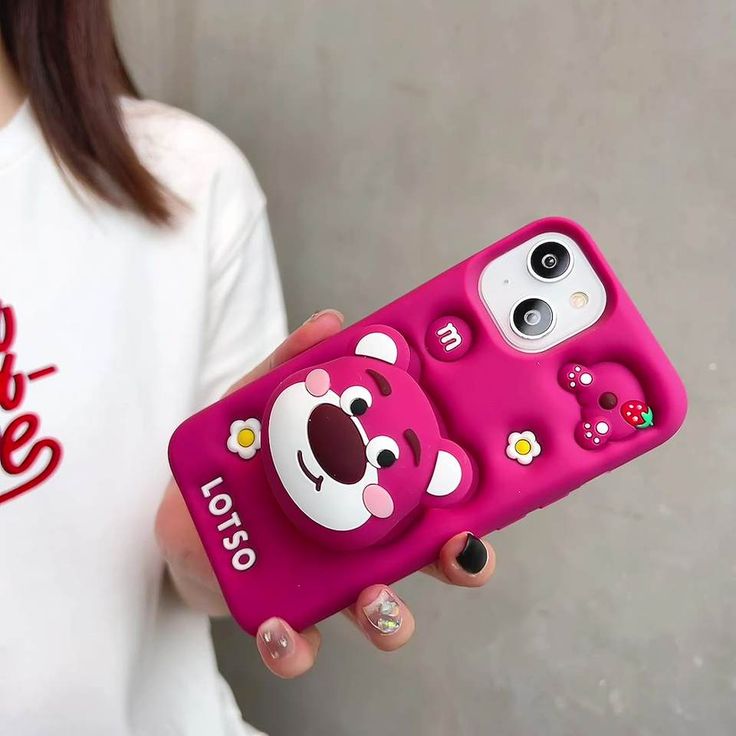Chubby Lotso Silicone With Pop Stand Phone Case