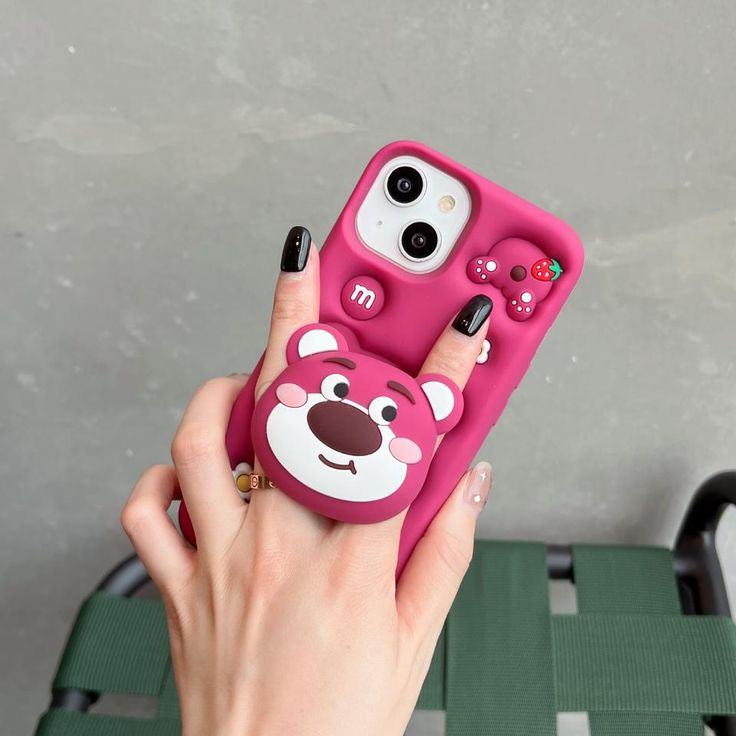 Chubby Lotso Silicone With Pop Stand Phone Case