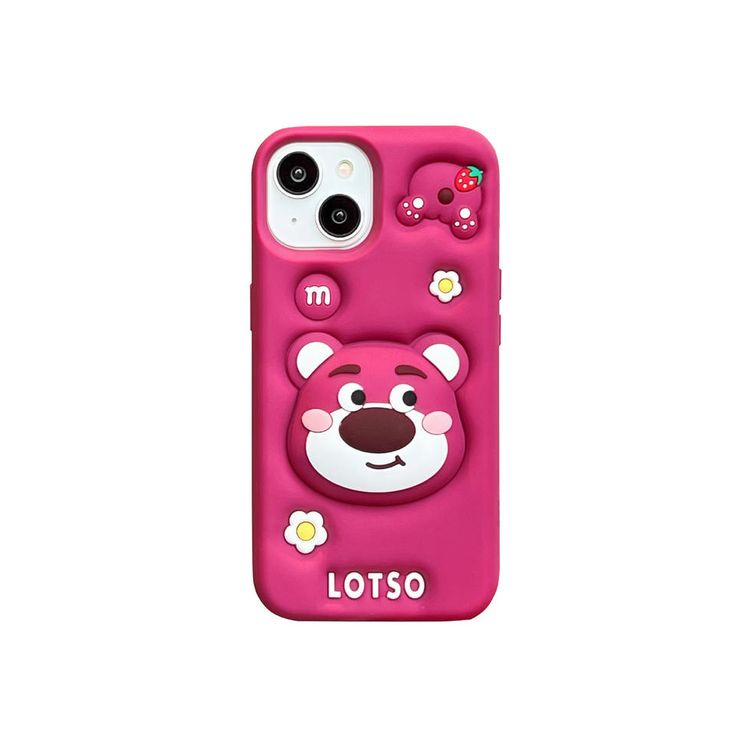 Chubby Lotso Silicone With Pop Stand Phone Case