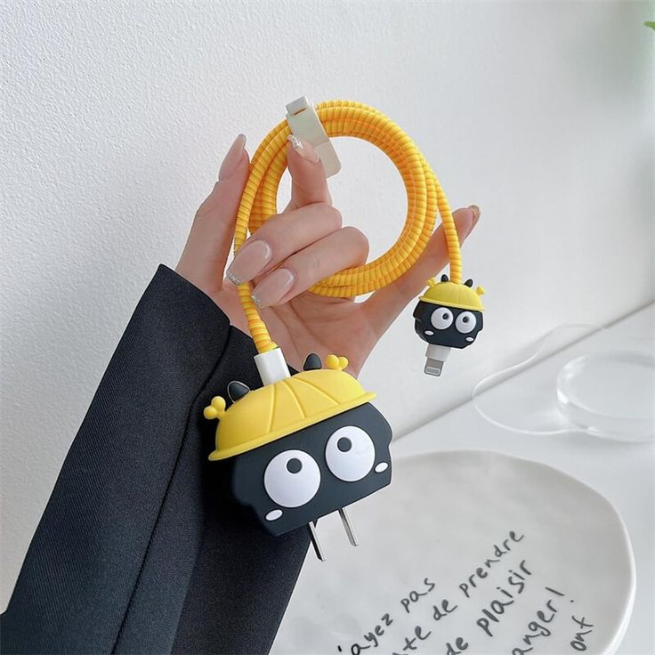 Cute Cartoon Series Fast Charger Protector for iPhone (Funny Cartoon)