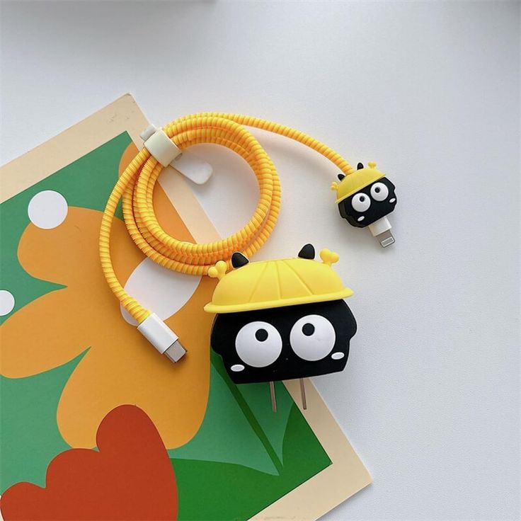 Cute Cartoon Series Fast Charger Protector for iPhone (Funny Cartoon)