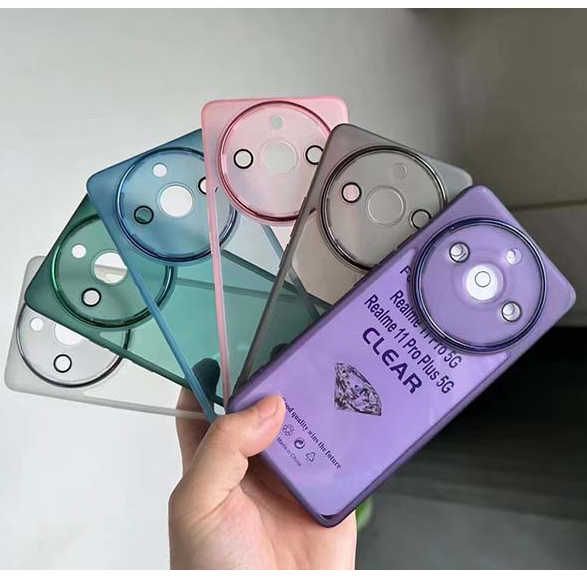 Ultra-thin Colorful Transparent Clear Lens Protective TPU Phone Case