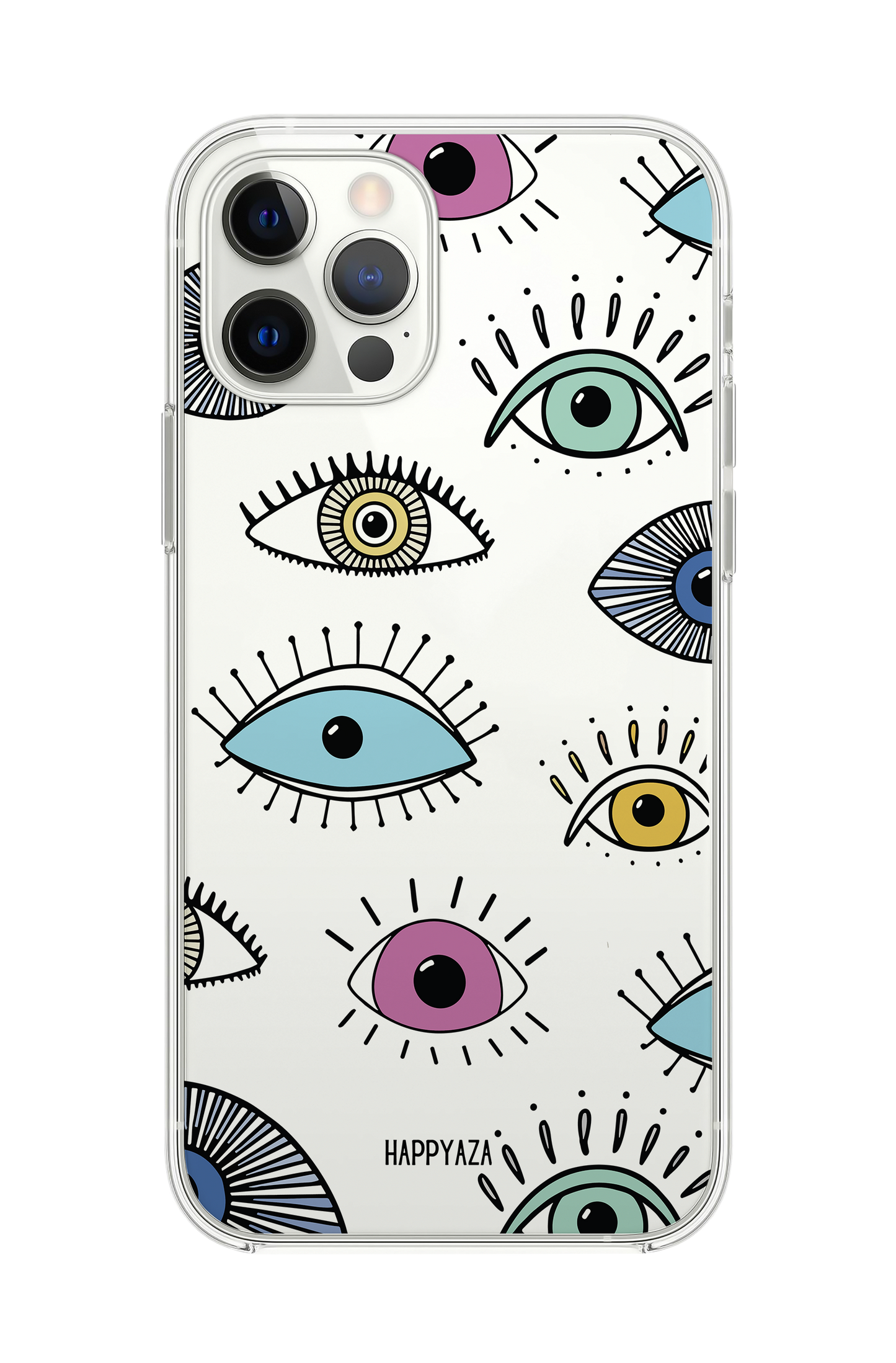 Colorful Evil Eye Soft Silicone Phone Case