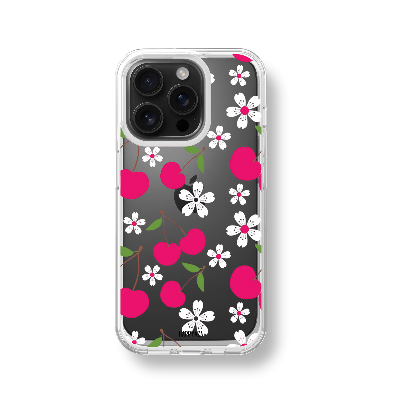 Pink Cherry Blossom Soft Silicone Phone Case