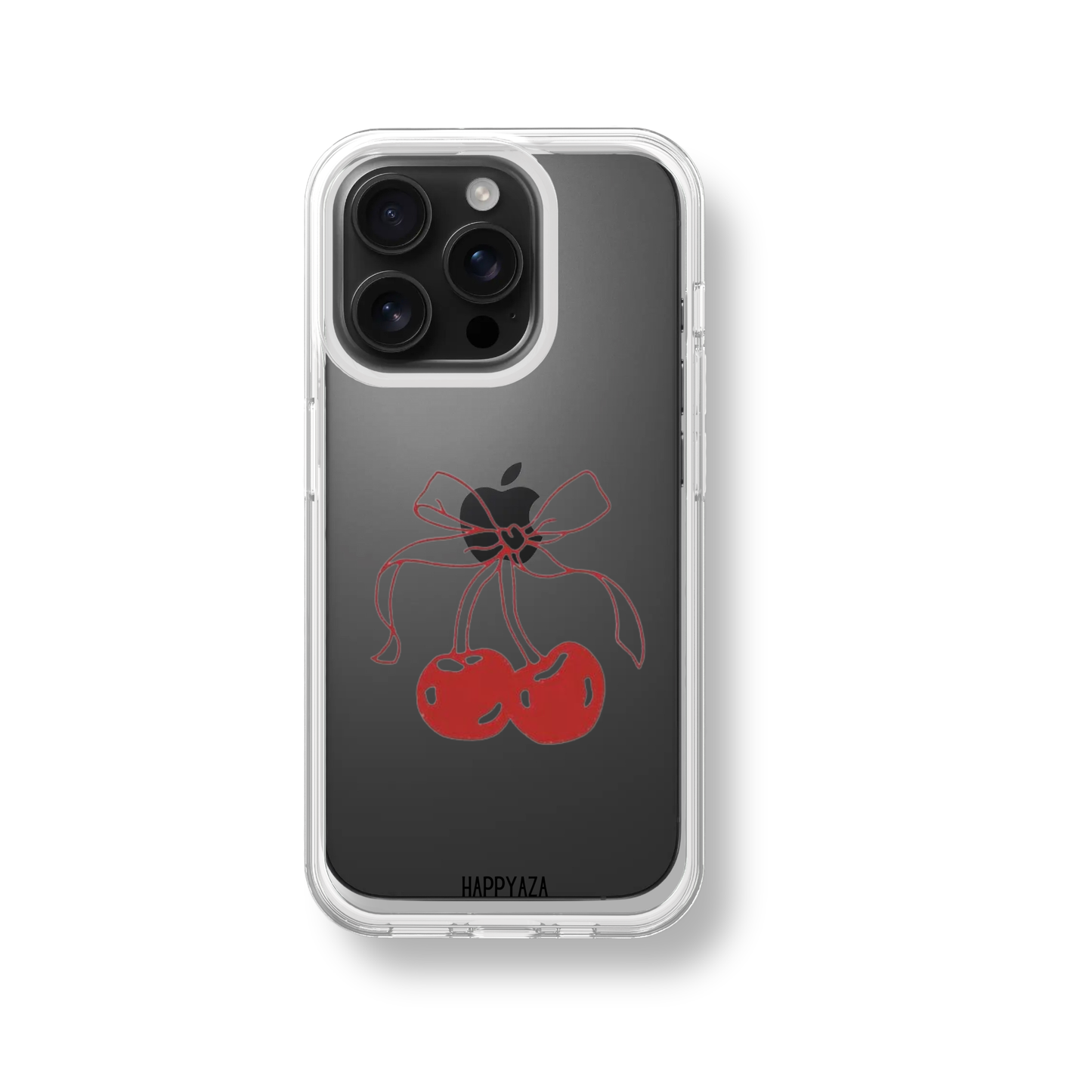Aesthetic Red Cherry Soft Silicone Phone Case
