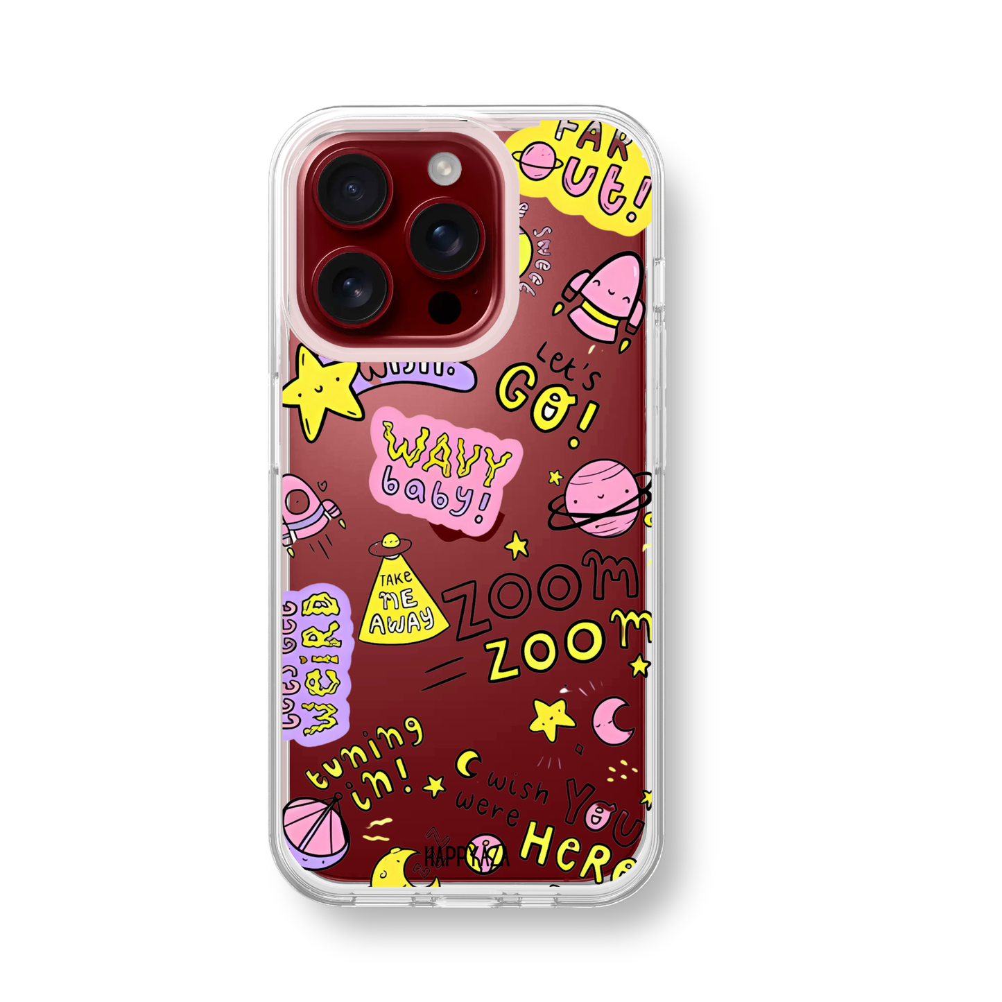 Rockets and Planets Outer Space Soft Silicone Phone Case