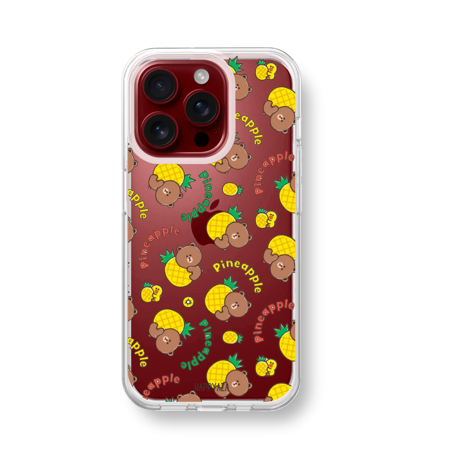 Brown And Sally Pineapple Line & Friends Soft Silicone Phone Case