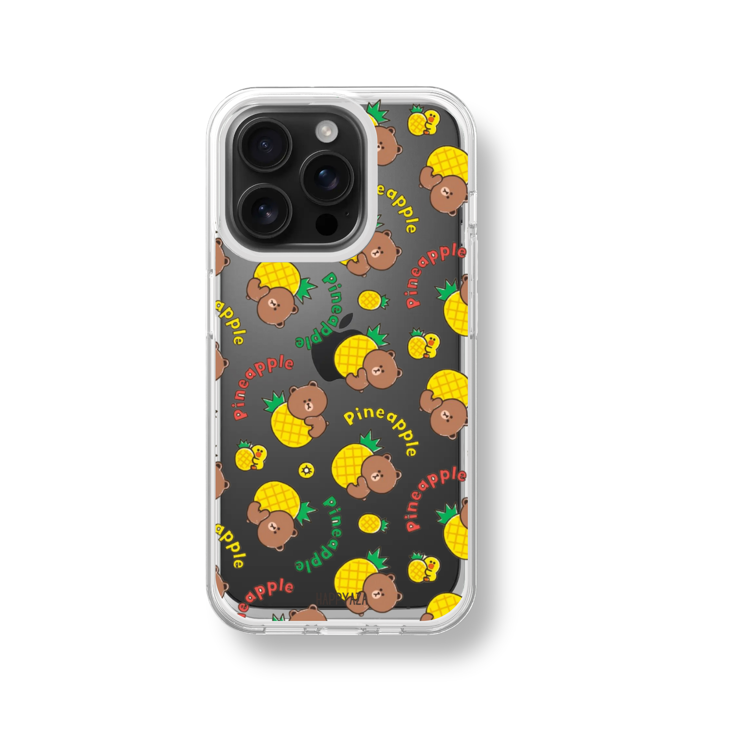 Brown And Sally Pineapple Line & Friends Soft Silicone Phone Case