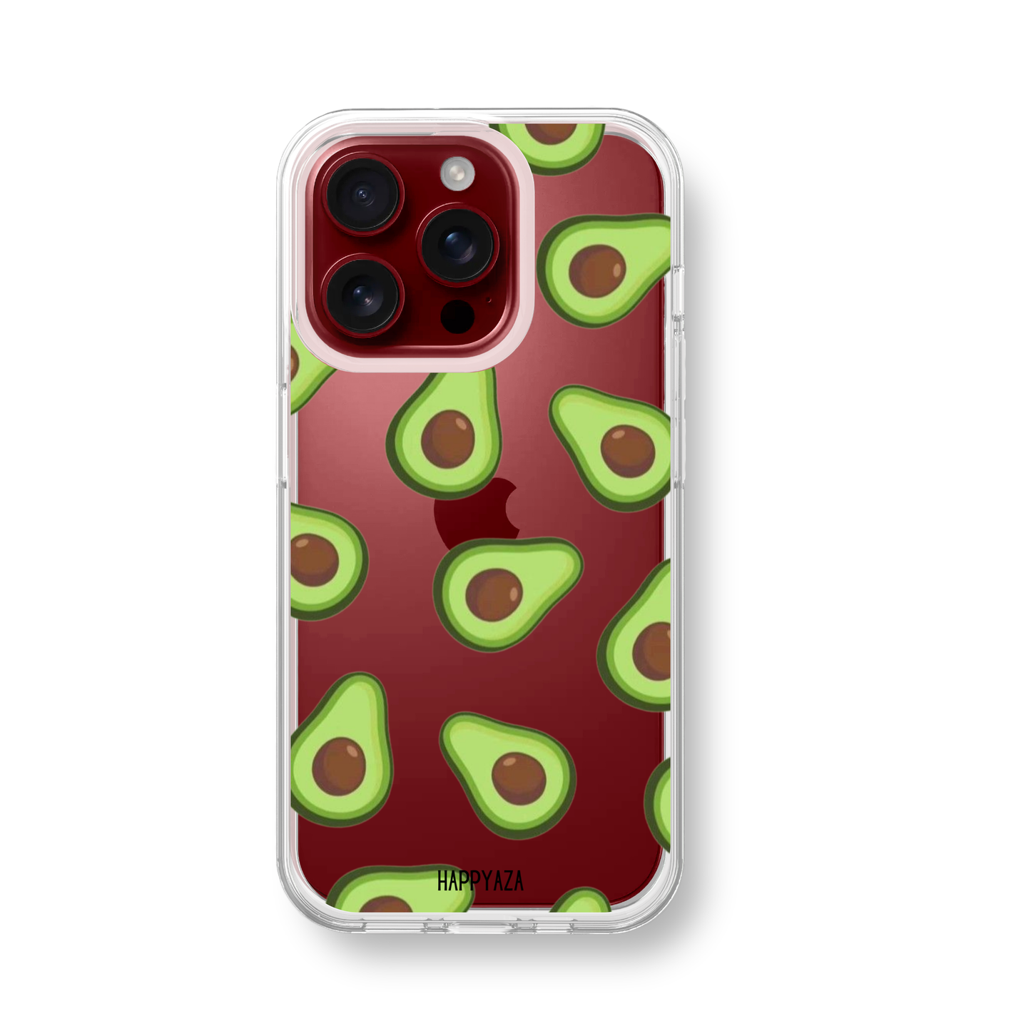 cute knife cut avocado Soft Silicone Phone Case