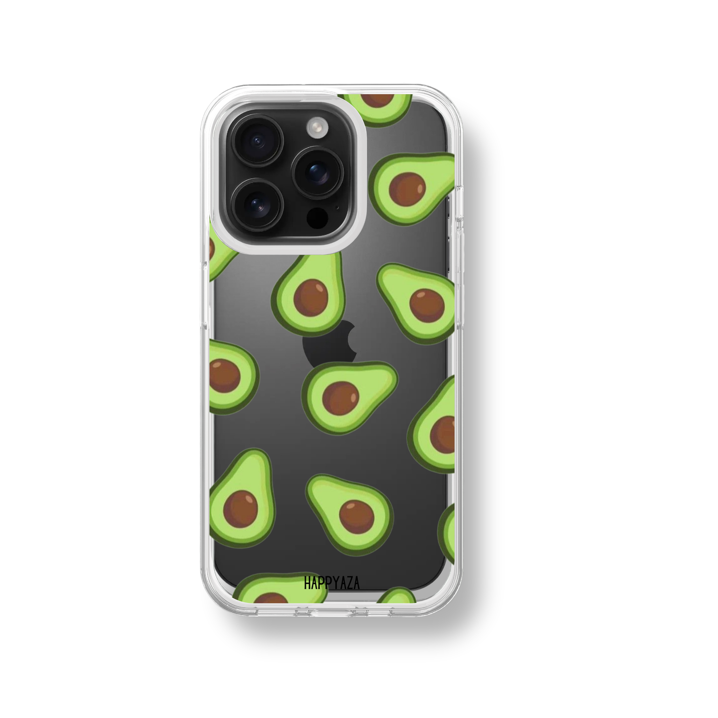 cute knife cut avocado Soft Silicone Phone Case