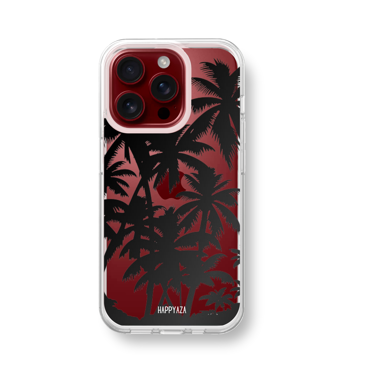 Palm tree Vector of twin coconut trees Soft Silicone Phone Case