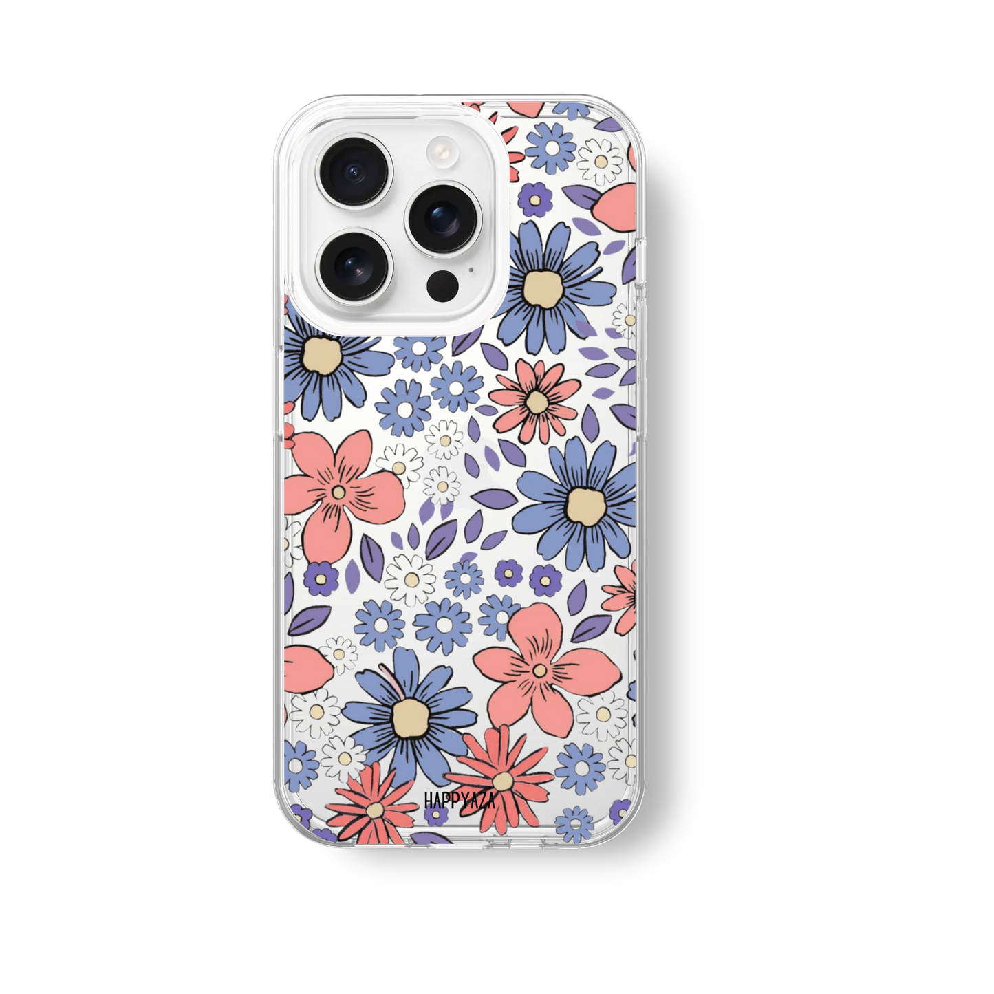 Colorful flowers Soft Silicone Phone Case