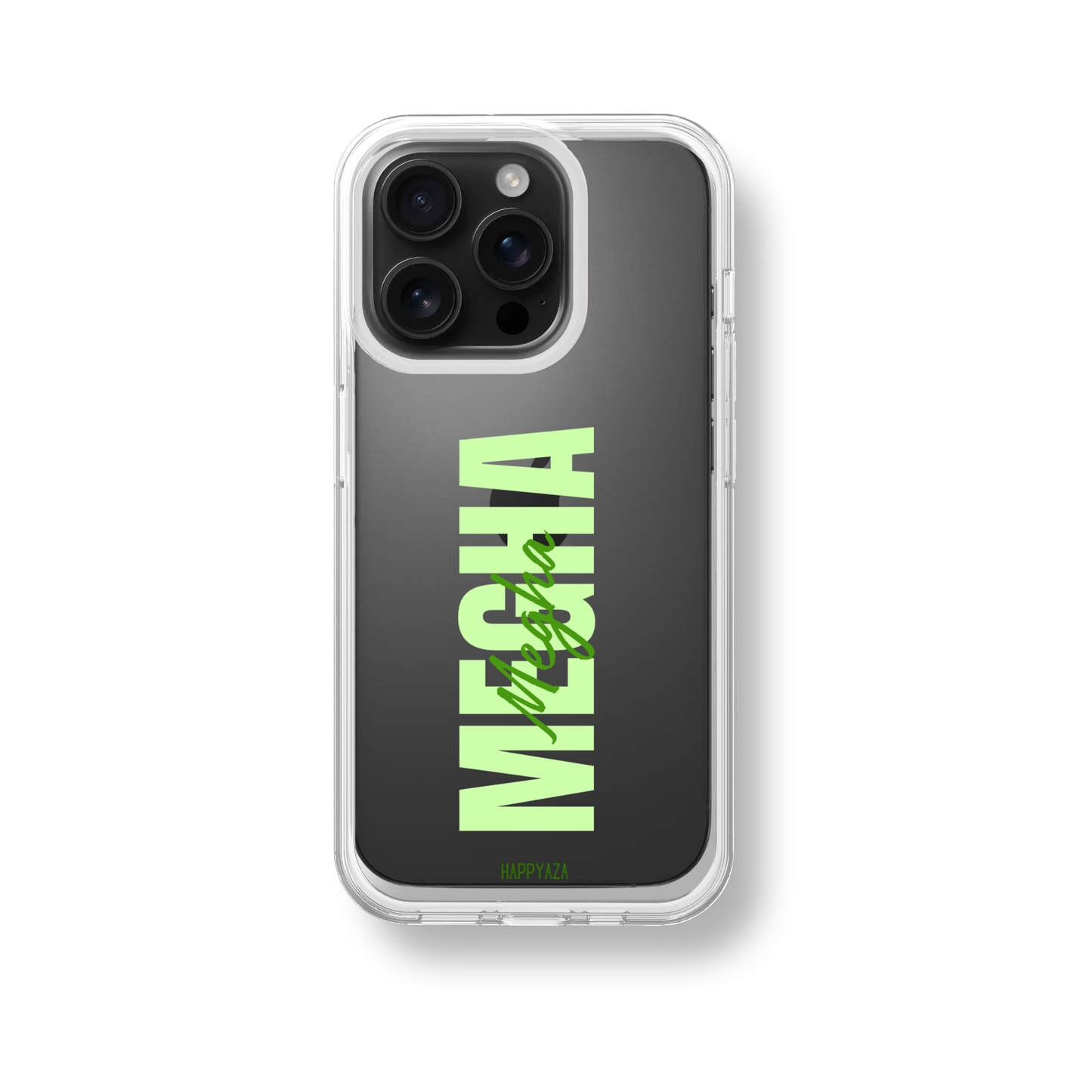 Custom Vertical Name Silicone Phone Case