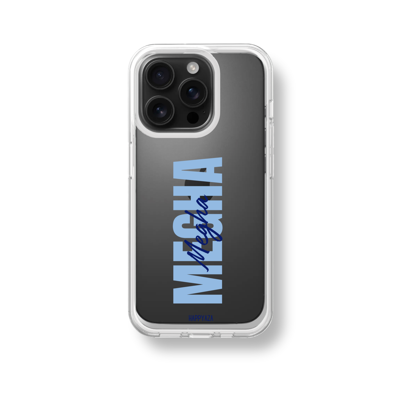 Custom Vertical Name Silicone Phone Case
