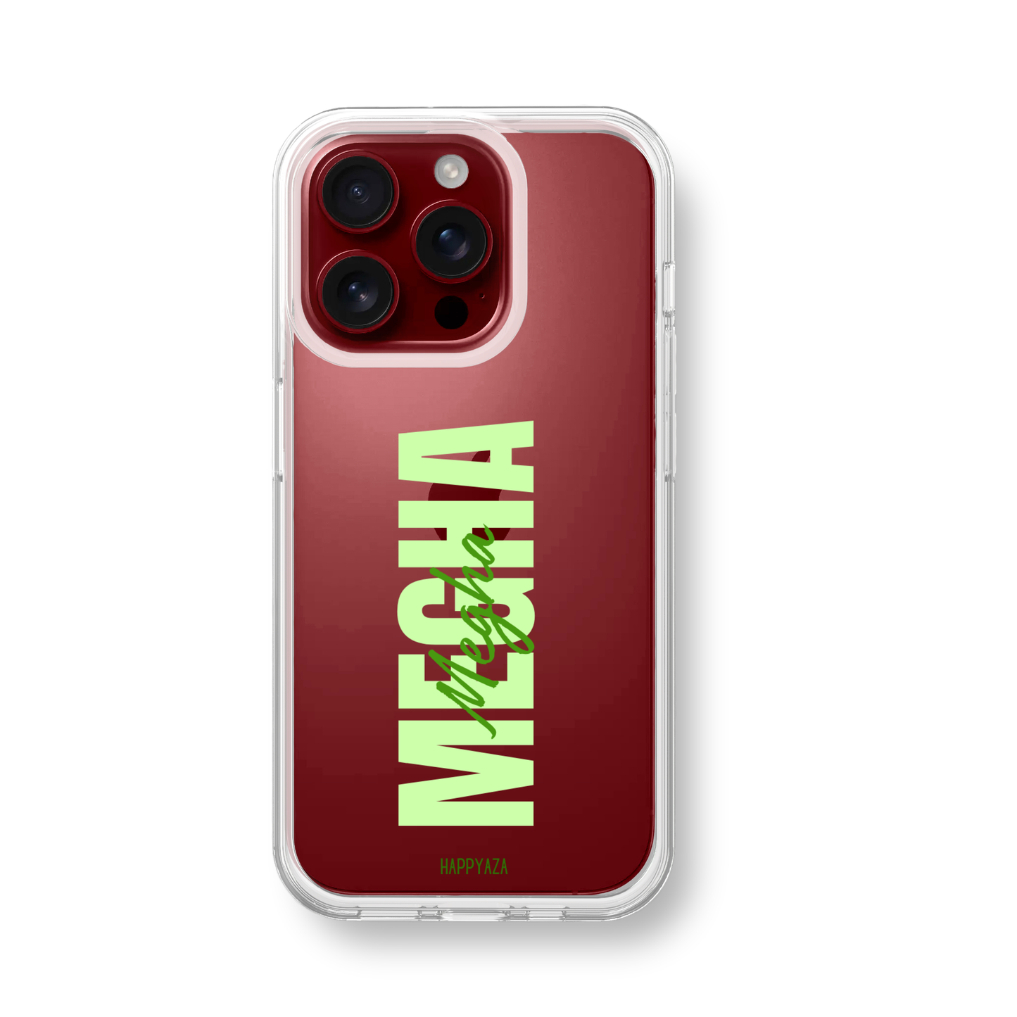 Custom Vertical Name Silicone Phone Case