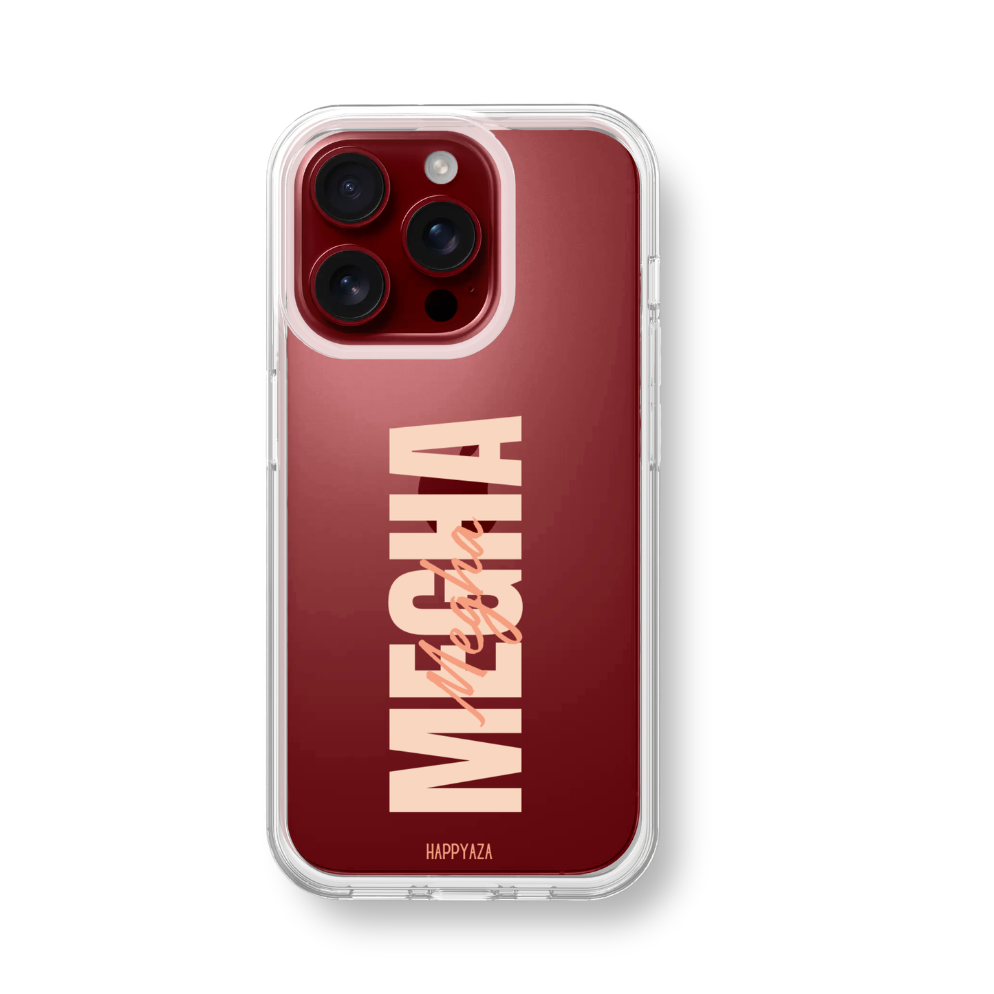 Custom Vertical Name Silicone Phone Case
