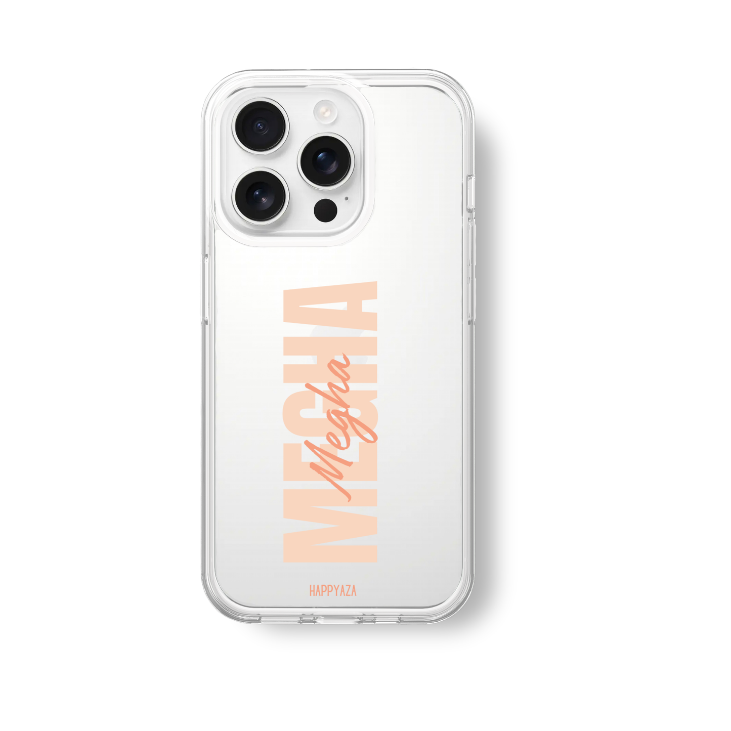 Custom Vertical Name Silicone Phone Case